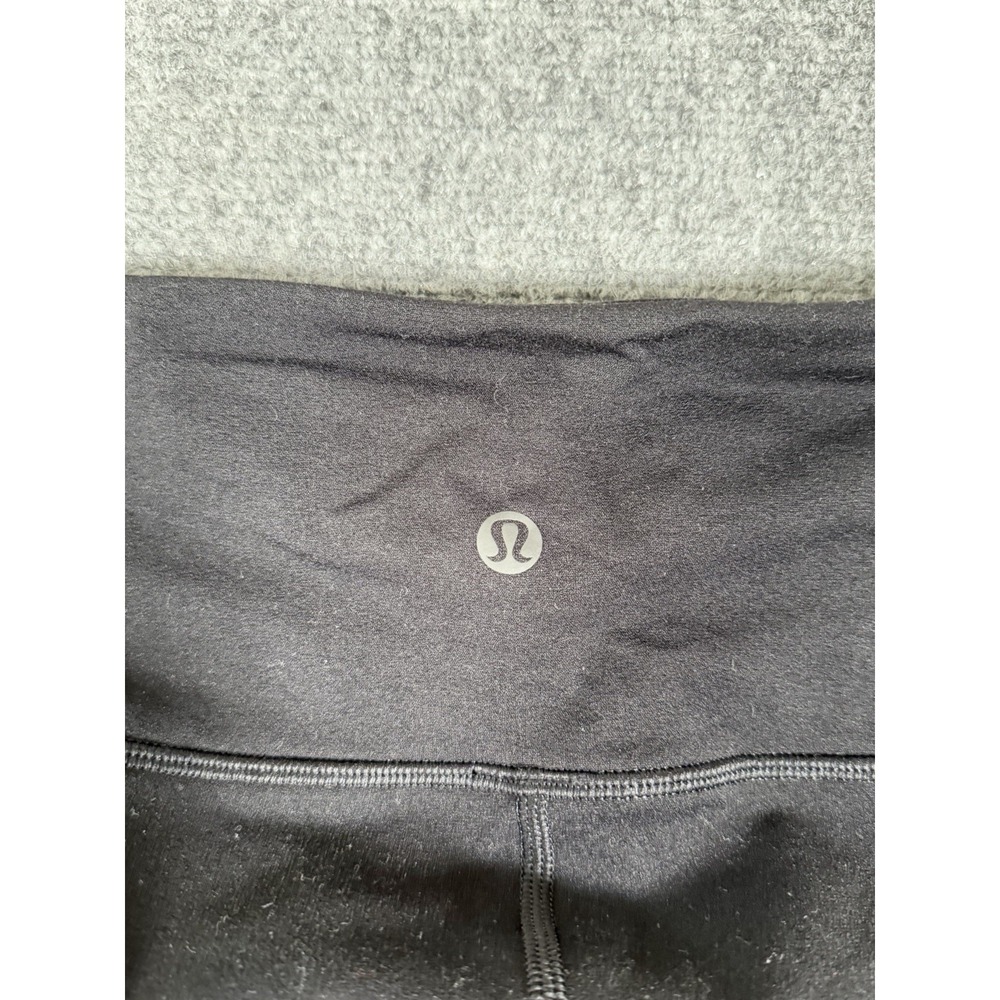 Lululemon Reveal Tight Leggings Womens Size 8 Black Mindful Motion Yoga 28" EUC - Picture 13 of 13